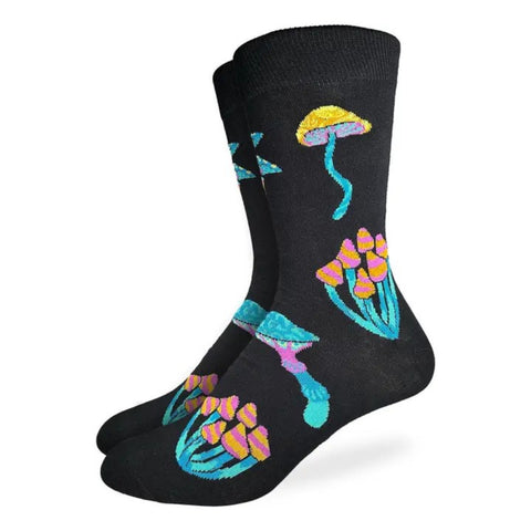 Mens Socks - Trippy Mushroom