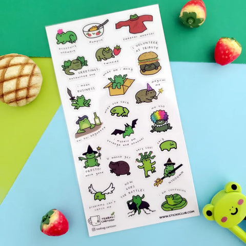 Sticker Sheet - What ARE Frogs?