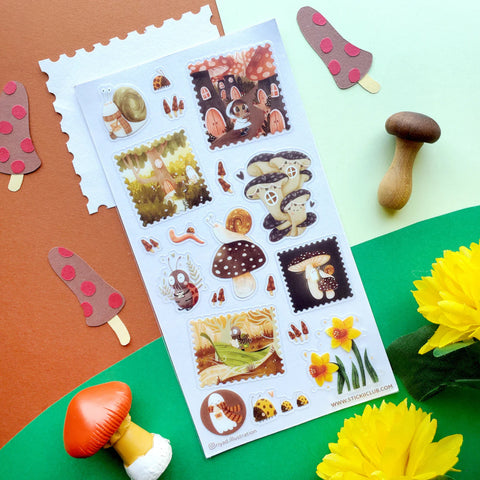 Sticker Sheet - Whimsical Woods