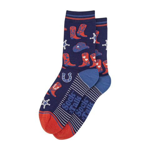 Womens Bamboo Socks - Cowboy