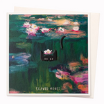 Clawed Monet Cat Card