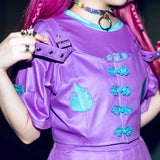 ACDC Rag Neon Purple Bustier - Japanese Import