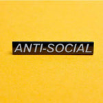 anti-social pin