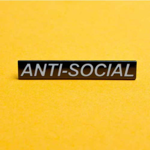 anti-social pin