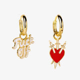 f off earrings
