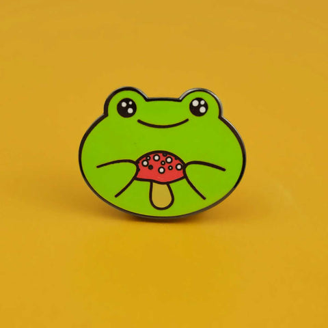 frog pin badge