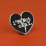 not ok enamel pin